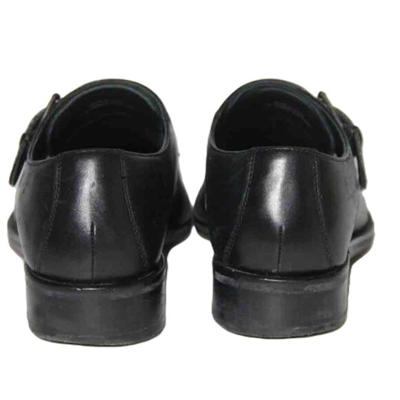 Cole Haan Black Leather Monk Strap Shoes Men's Size 8.5M - Picture 6 of 7